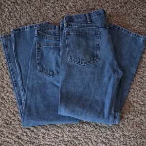 Two Pair Rustler Men's Blue Jeans